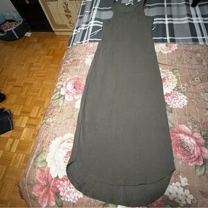 Streetwear Society Olive Maxi Dress